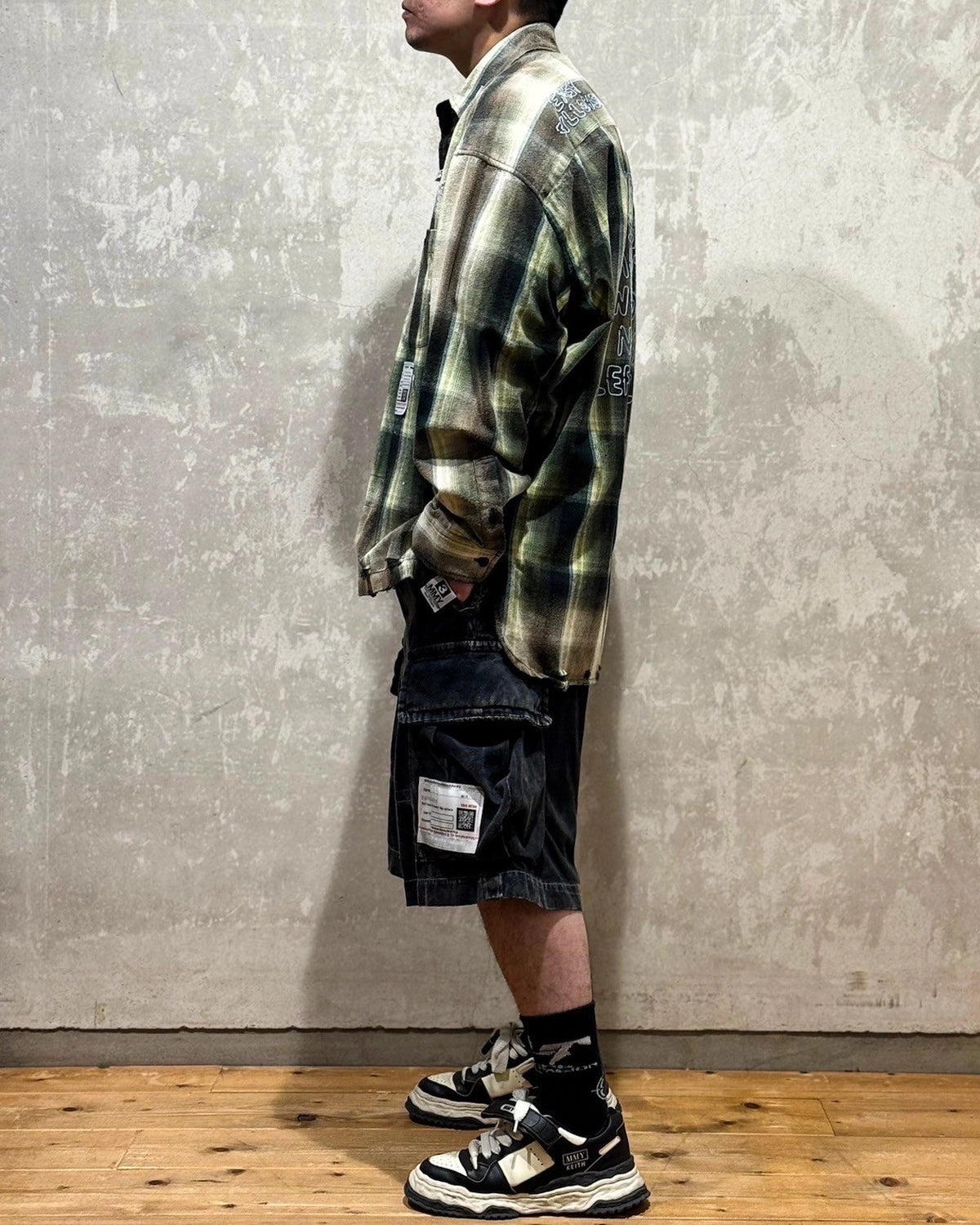 Maison MIHARA YASUHIRO / AMATEUR SEWN SHORTS (A14PT054)
