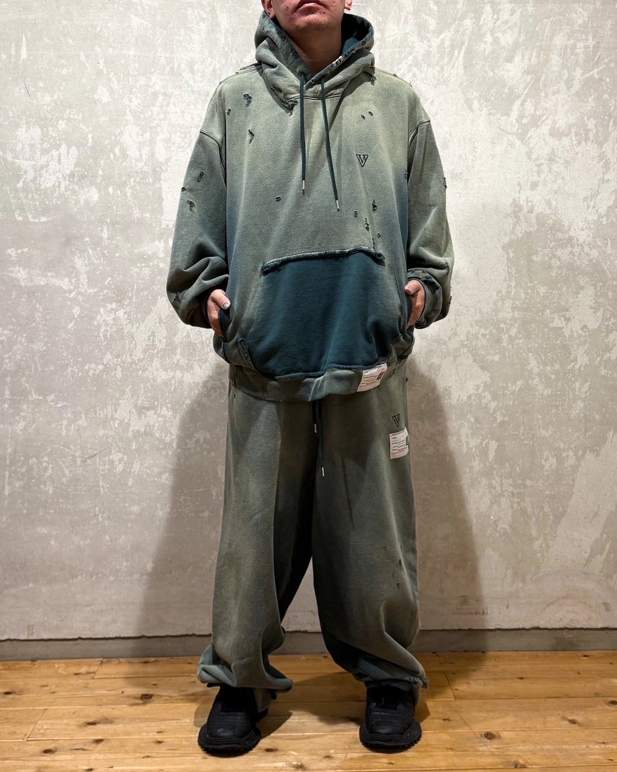 Maison MIHARA YASUHIRO / Sun Faded Like Sweat Pants (A15PT554)