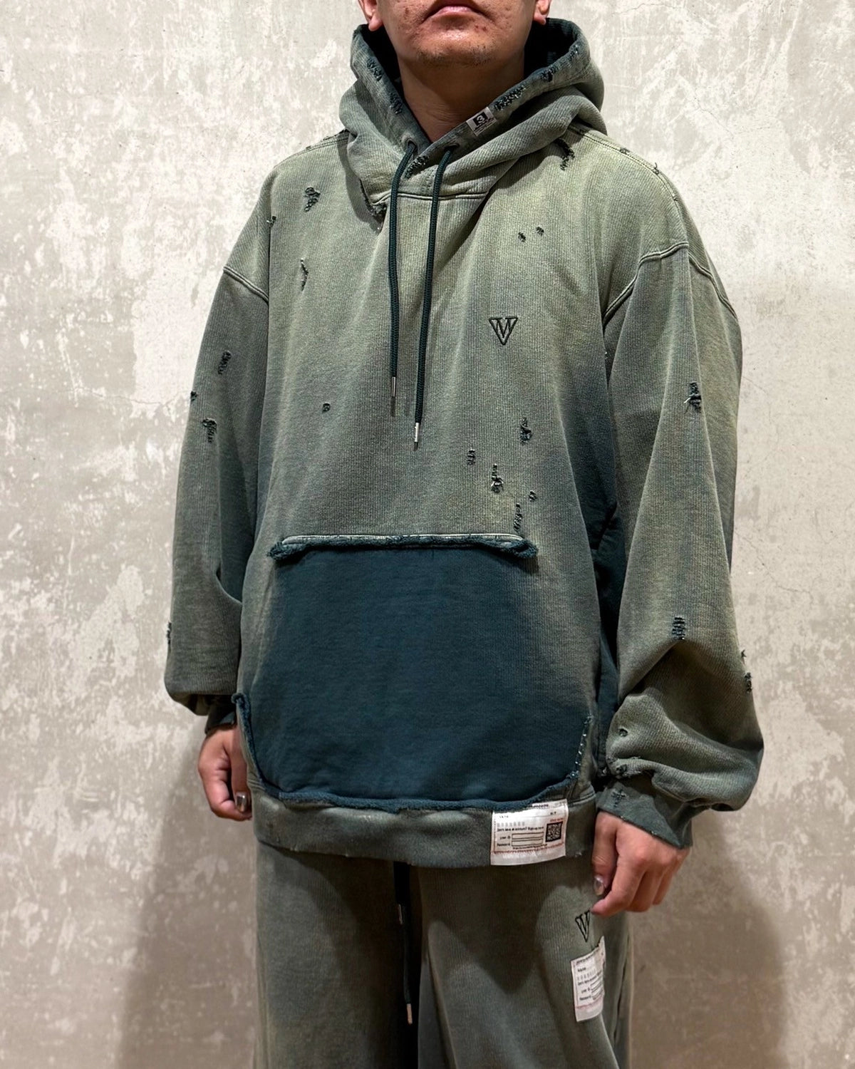 Maison MIHARA YASUHIRO / Sun Faded Like Hoodie (A15HD552)