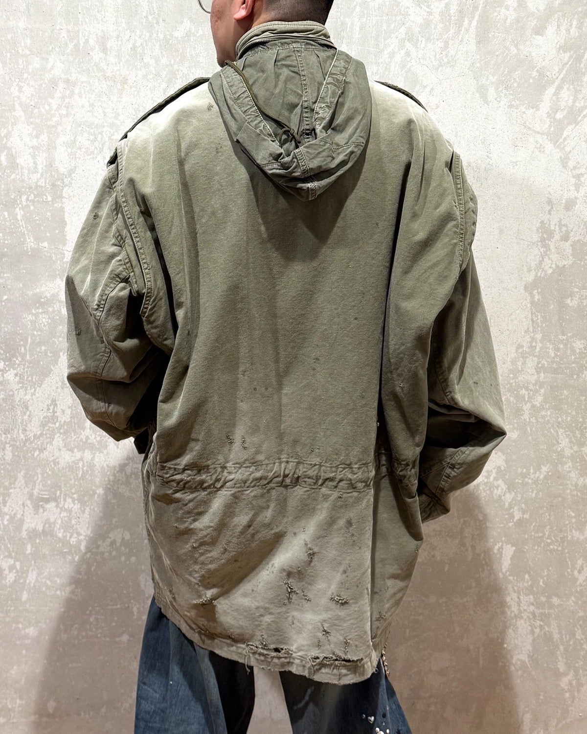 Maison MIHARA YASUHIRO / Distressed Field Jacket (J15BL171)