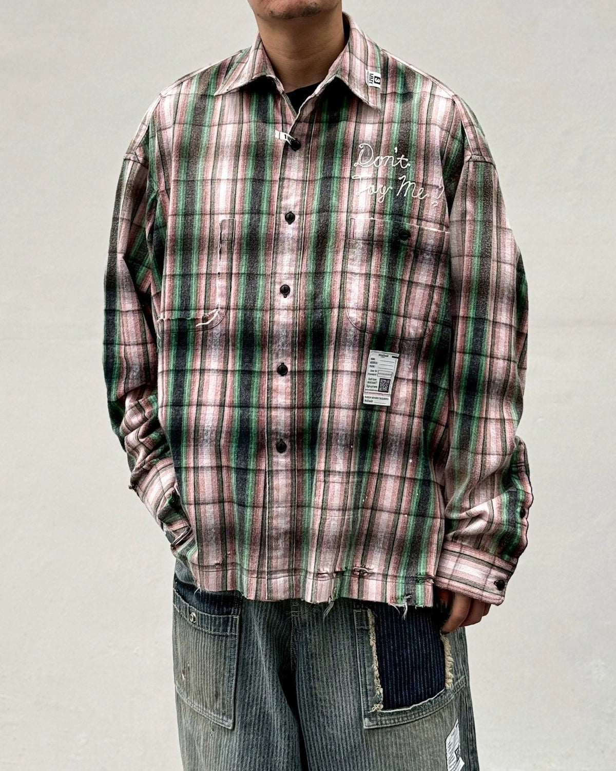 Maison MIHARA YASUHIRO / VINTAGE LIKE CHECK SHIRTS (J16SH181)