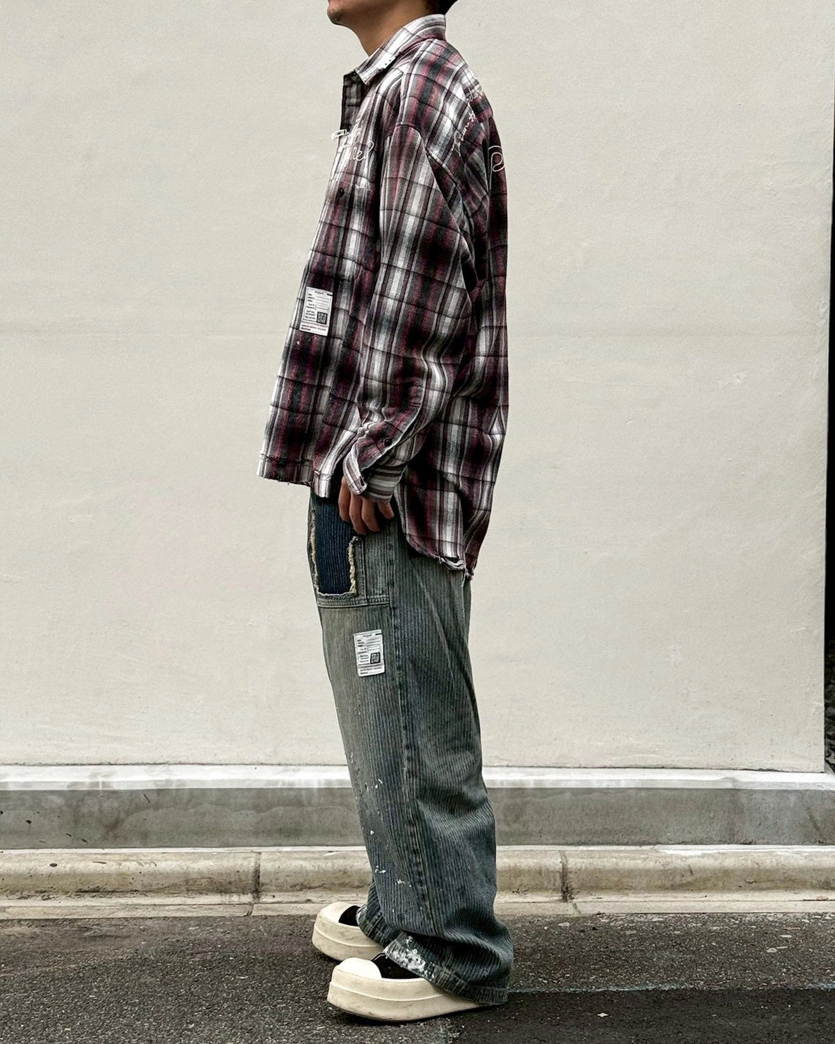 Maison MIHARA YASUHIRO / VINTAGE LIKE CHECK SHIRTS (J16SH181)