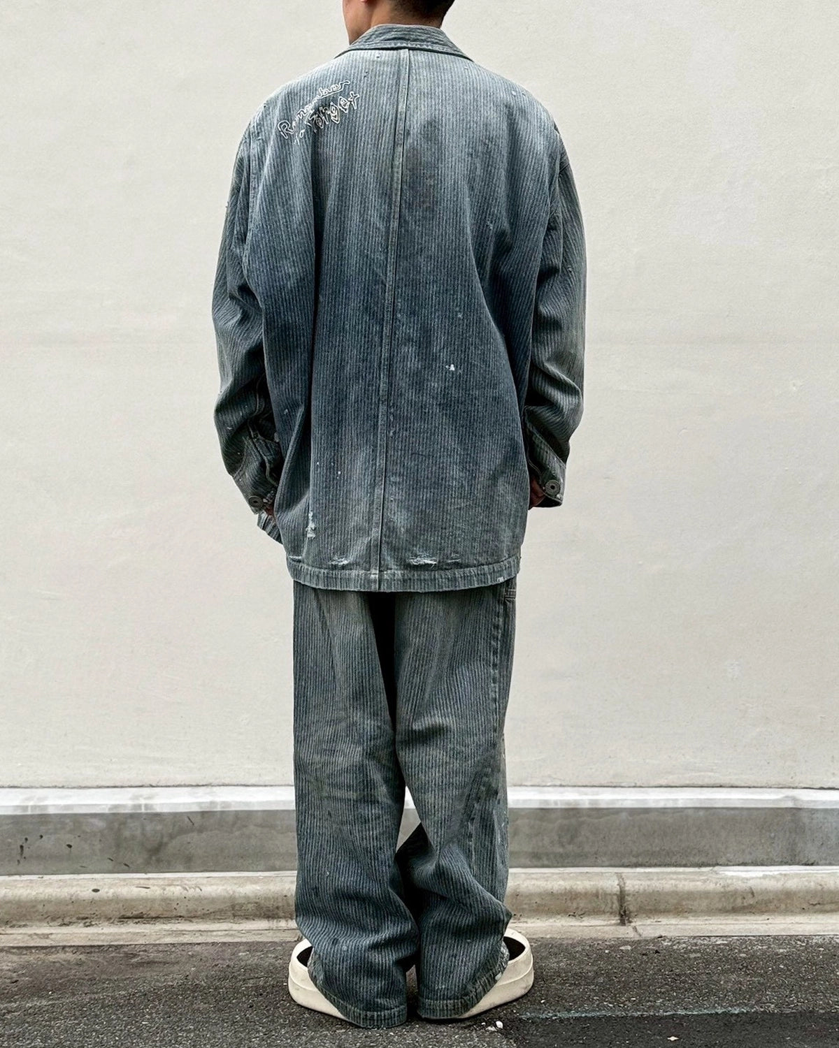 Maison MIHARA YASUHIRO / STRIPE DENIM JACKET (J16BL127)