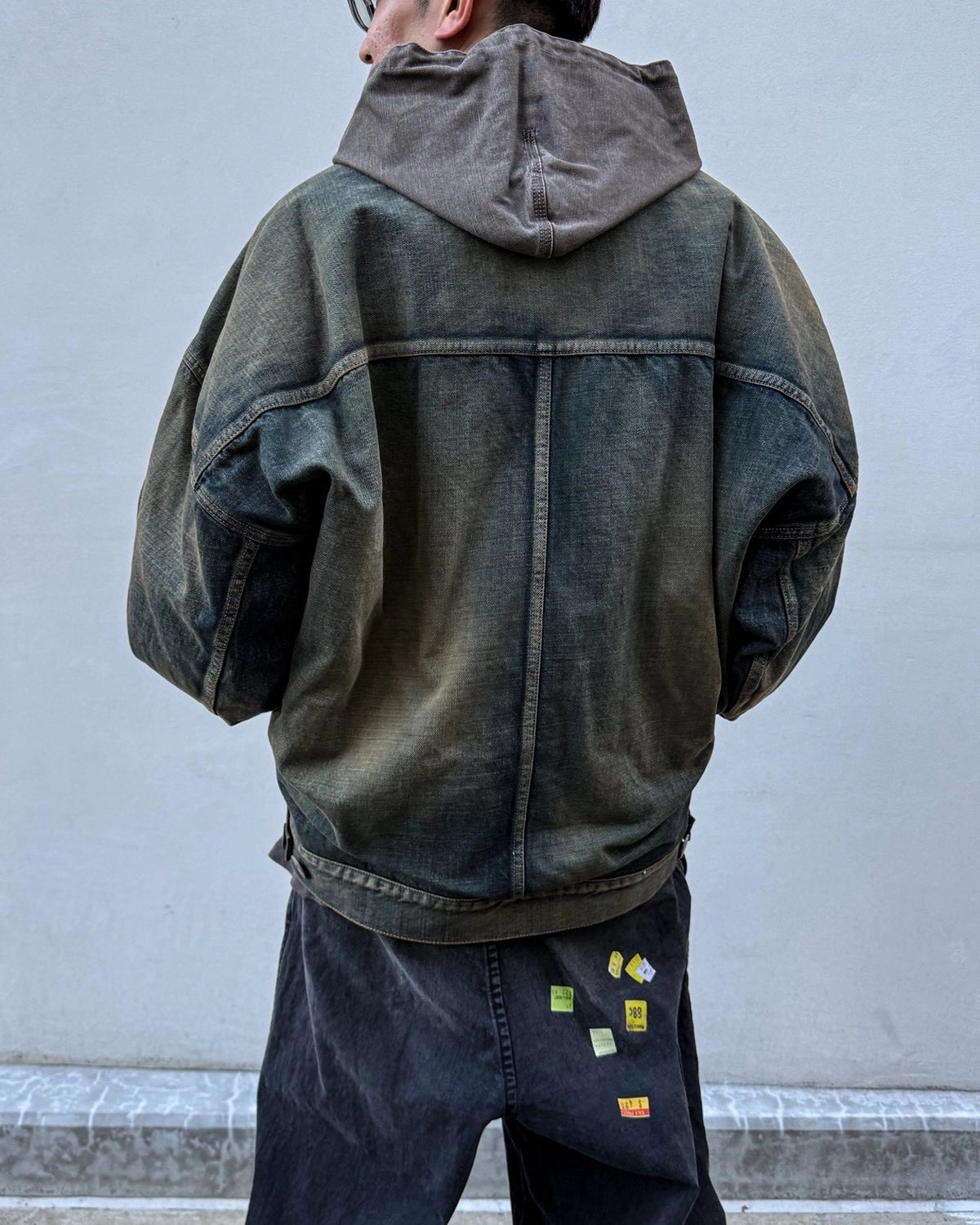 Maison MIHARA YASUHIRO / Shifted Layer Denim Jacket (A17BL023)