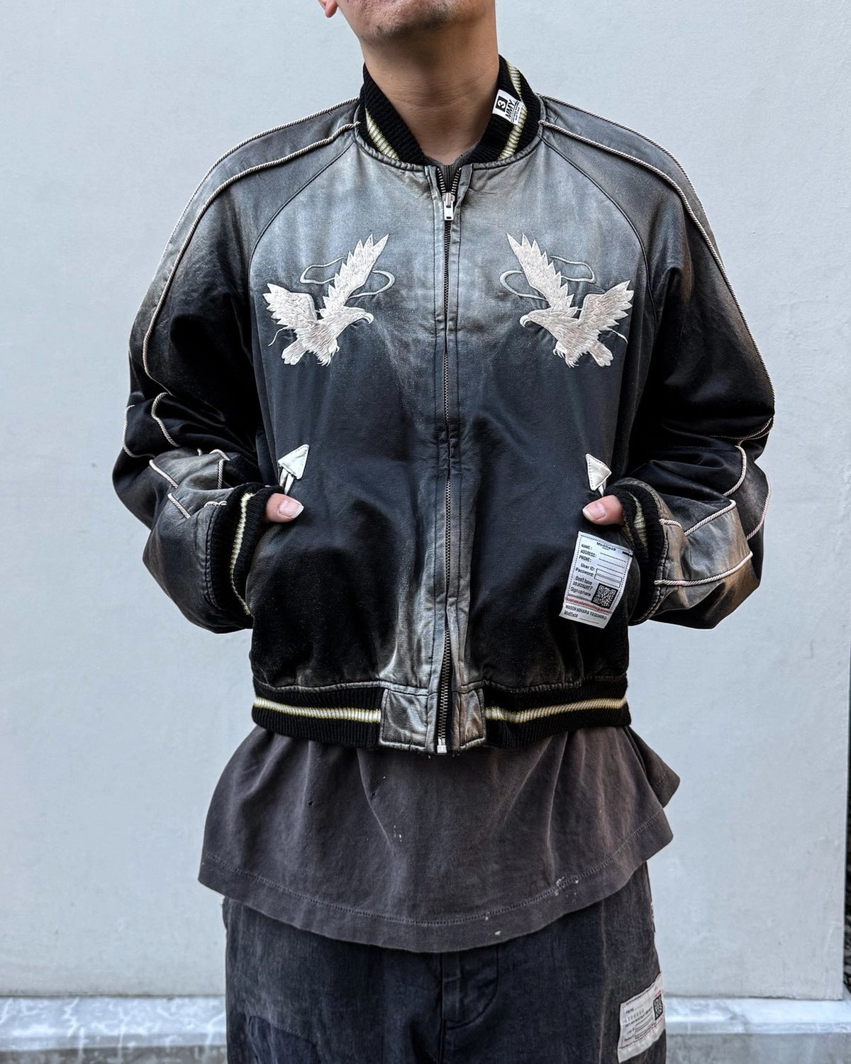 Maison MIHARA YASUHIRO / Sun Faded Like Souvenir Jacket (J17BL142)
