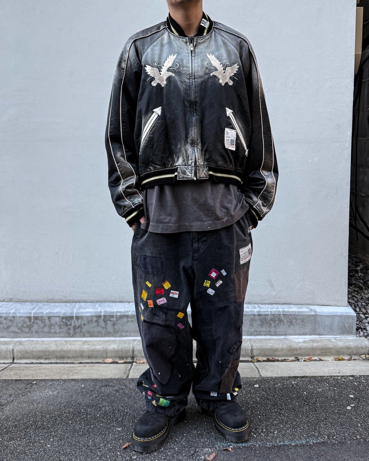 Maison MIHARA YASUHIRO / Sun Faded Like Souvenir Jacket (J17BL142)