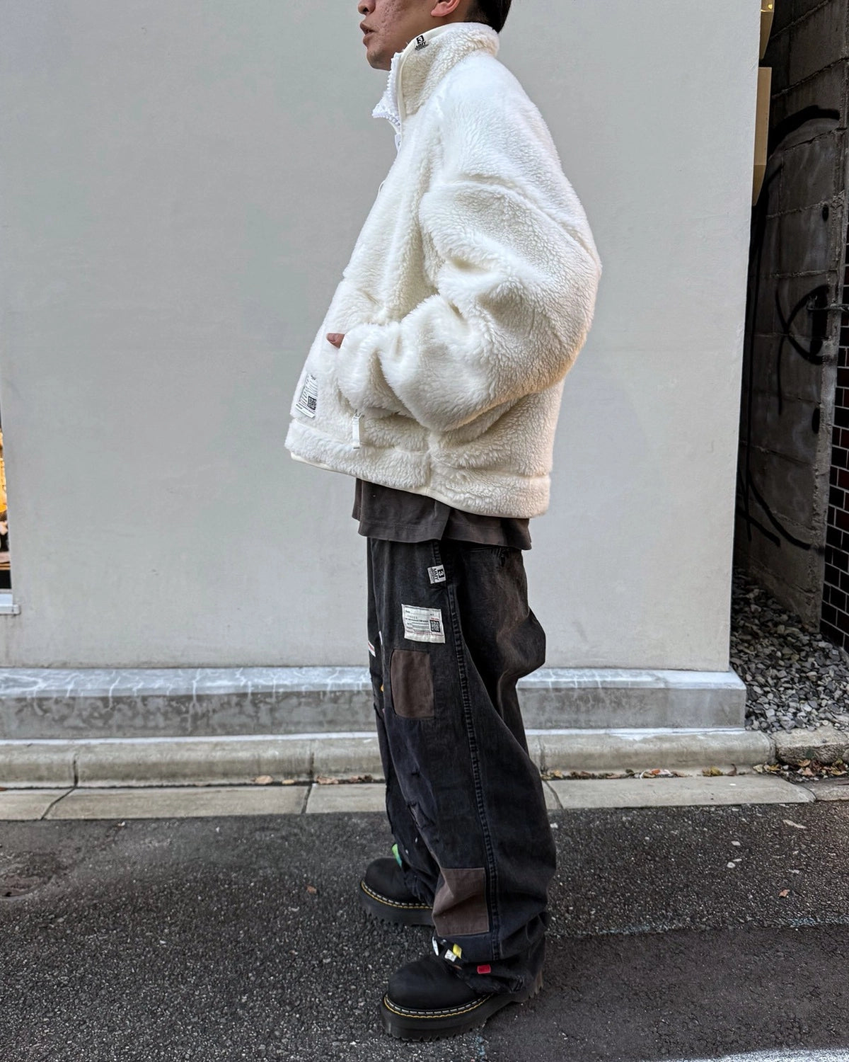 Maison MIHARA YASUHIRO / WIDE BACK BOA BLOUSON (J17BL751)