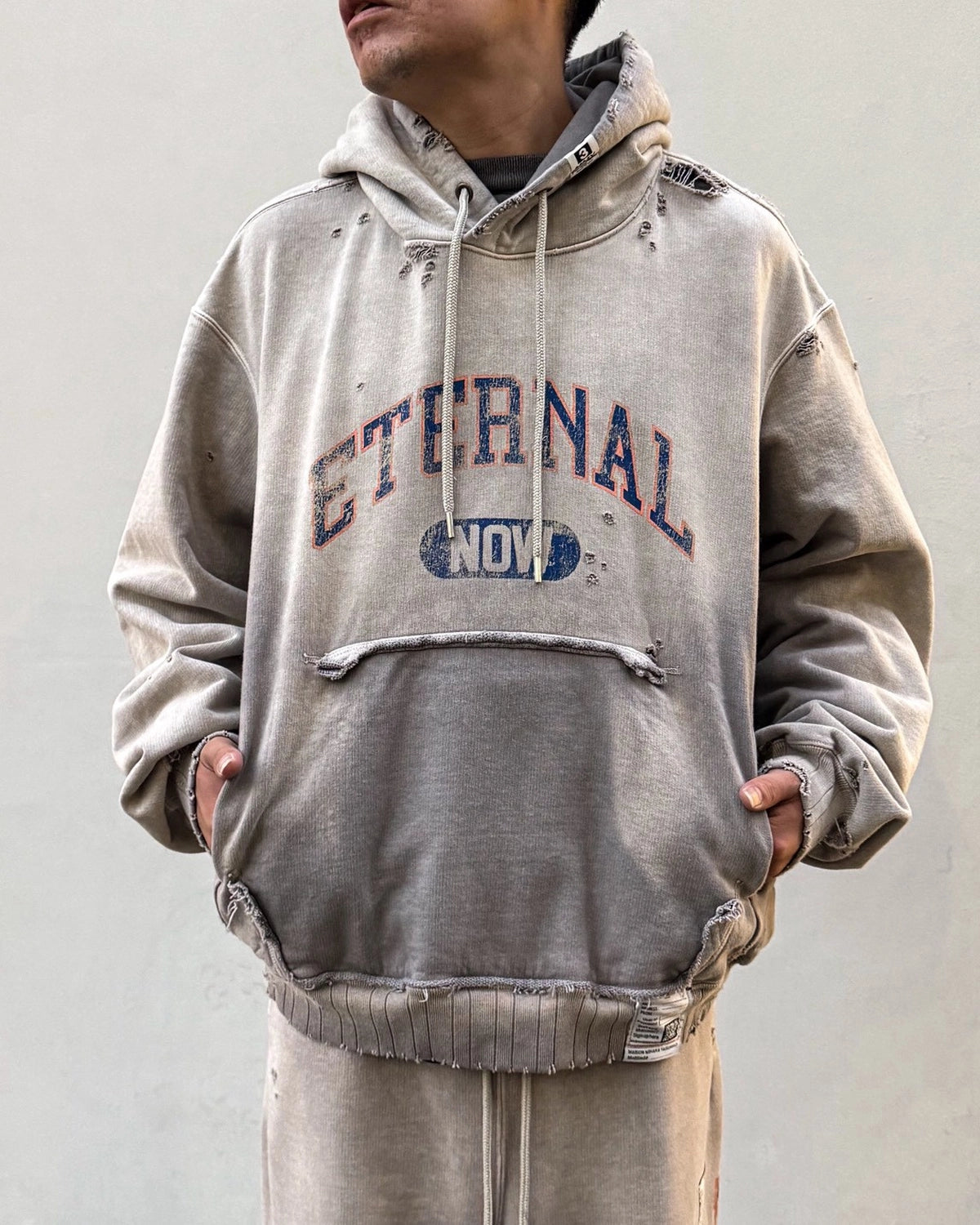Maison MIHARA YASUHIRO / Sun Faded Like Hoodie (J17HD722)