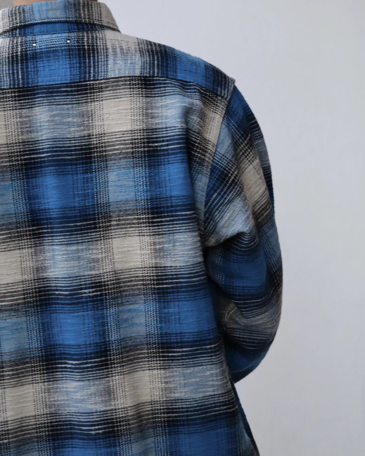 MINEDENIM / Heavy Cotton Flannel Ombre Work Shirt (MDFBF09503)