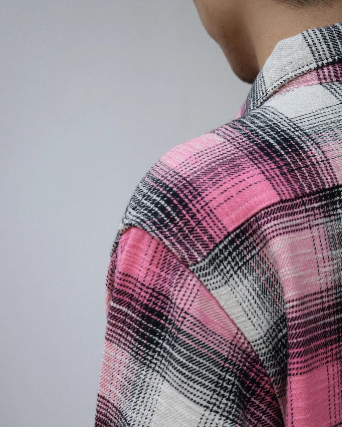 MINEDENIM / Heavy Cotton Flannel Ombre Work Shirt (MDFBF09503)