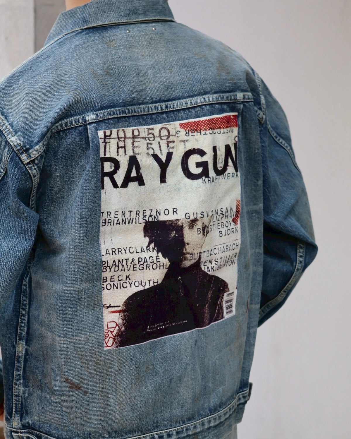 MINEDENIM × MARVIN / “Andy Print” Denim Trucker Jacket USD (MND-MRV007)