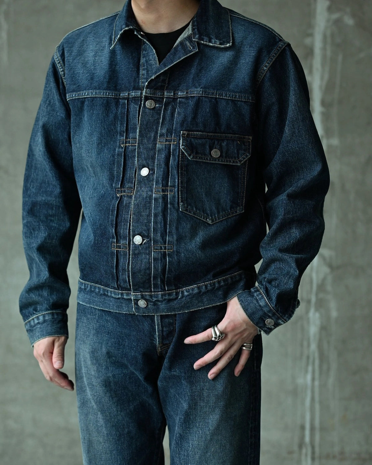 MINEDENIM / Denim Classic Trucker Jacket TYPE-1 (MDFBF08801)