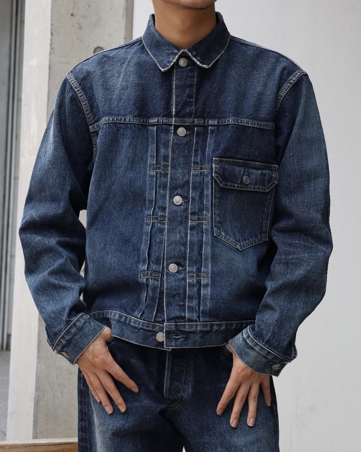 MINEDENIM / Denim Classic Trucker Jacket TYPE-1 (MDFBF08801)
