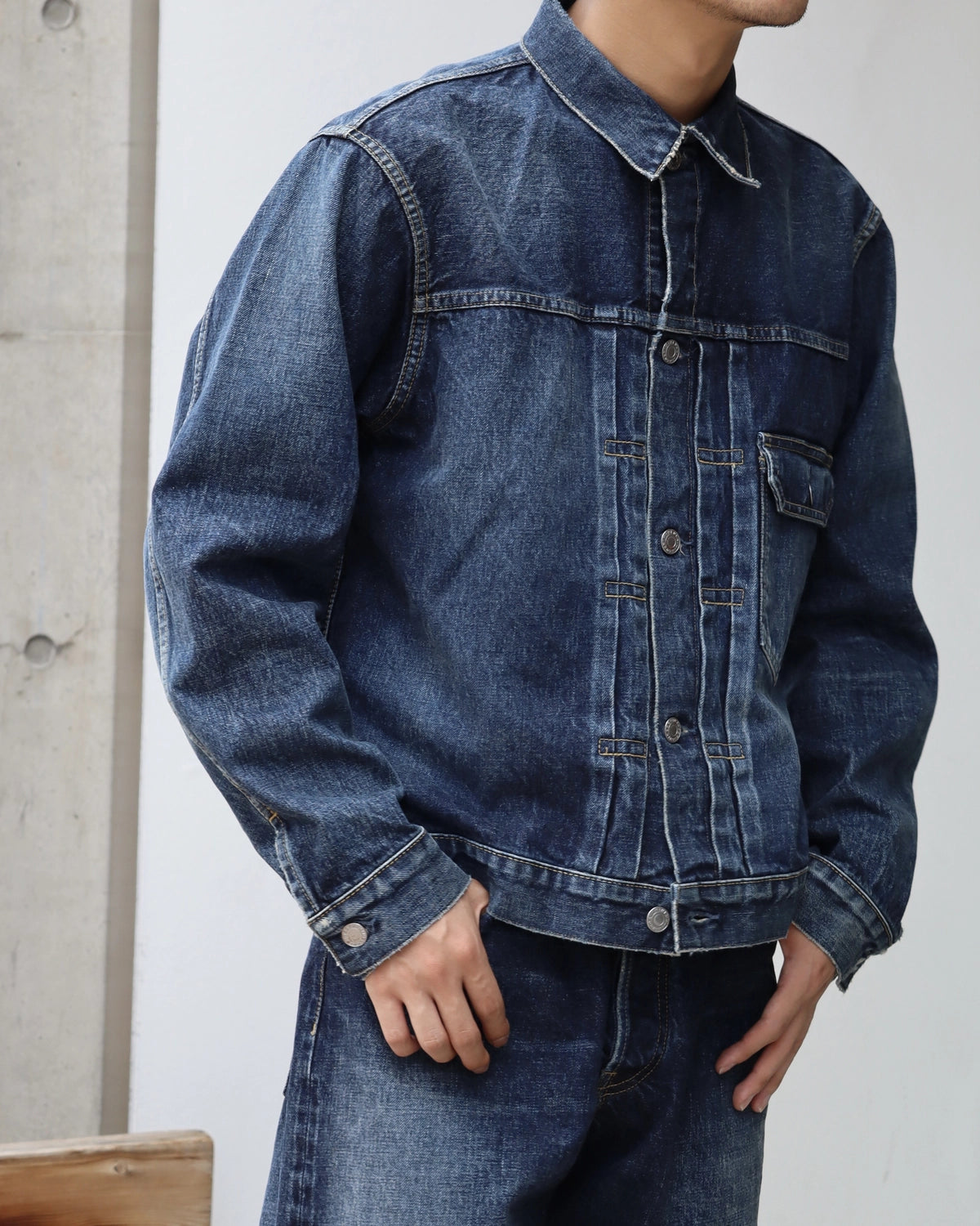 MINEDENIM / Denim Classic Trucker Jacket TYPE-1 (MDFBF08801)
