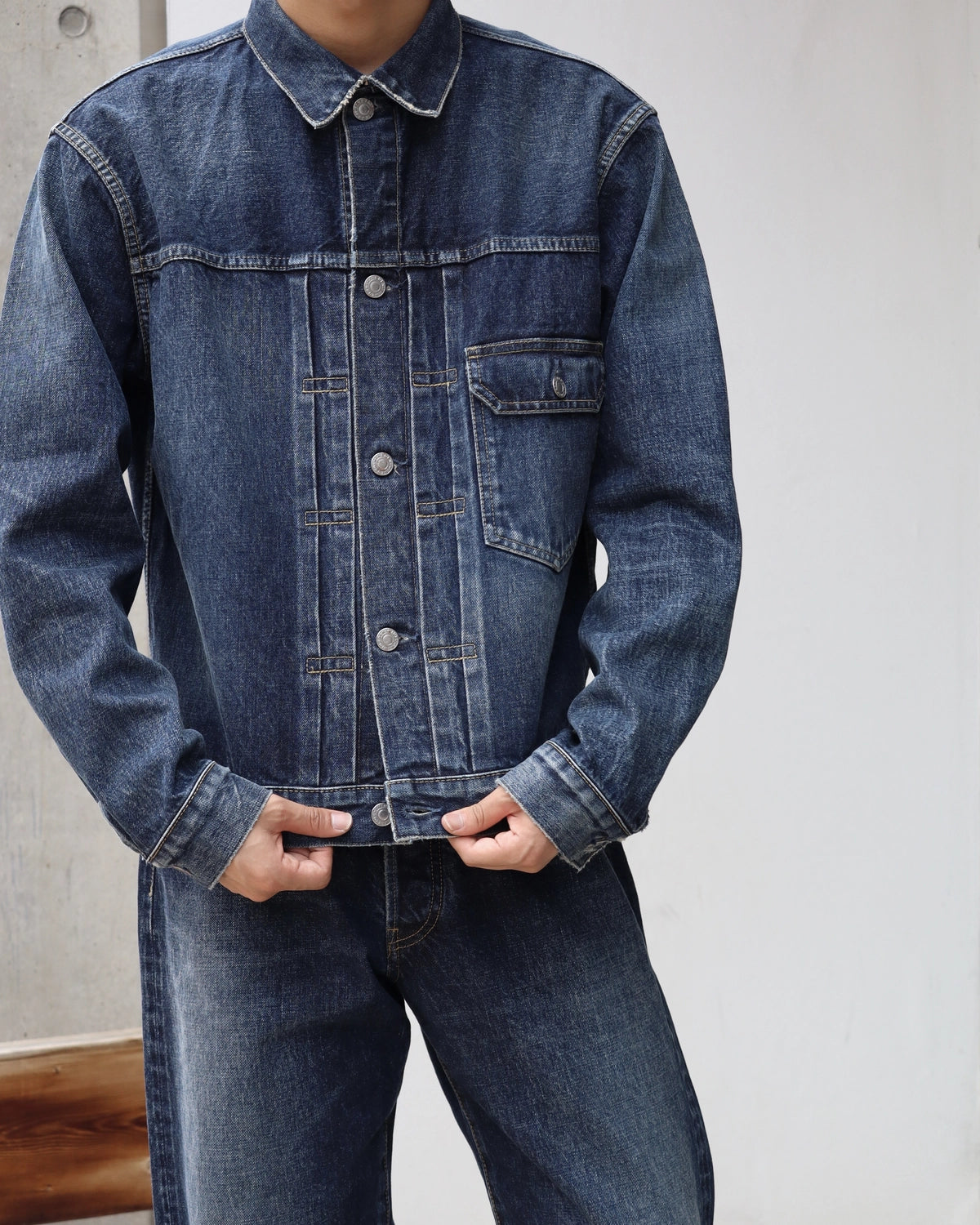 MINEDENIM / Denim Classic Trucker Jacket TYPE-1 (MDFBF08801)