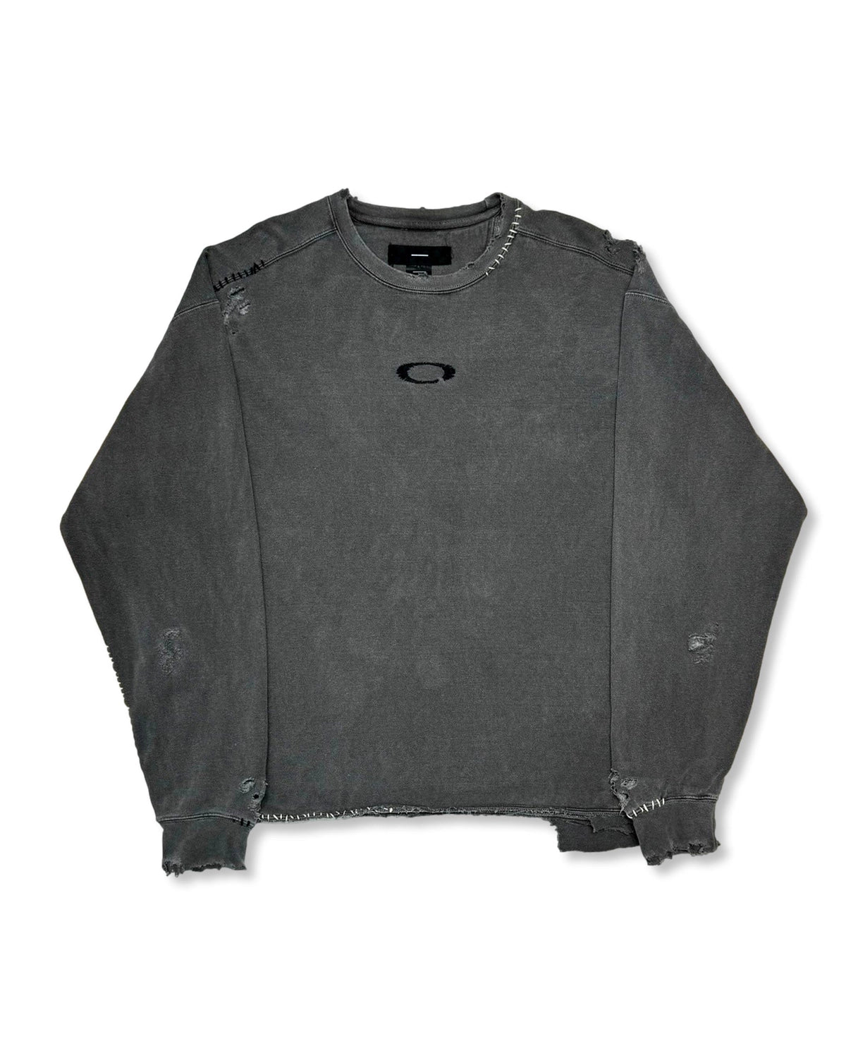MINUS / Inactive Crew Sweat With Repaired