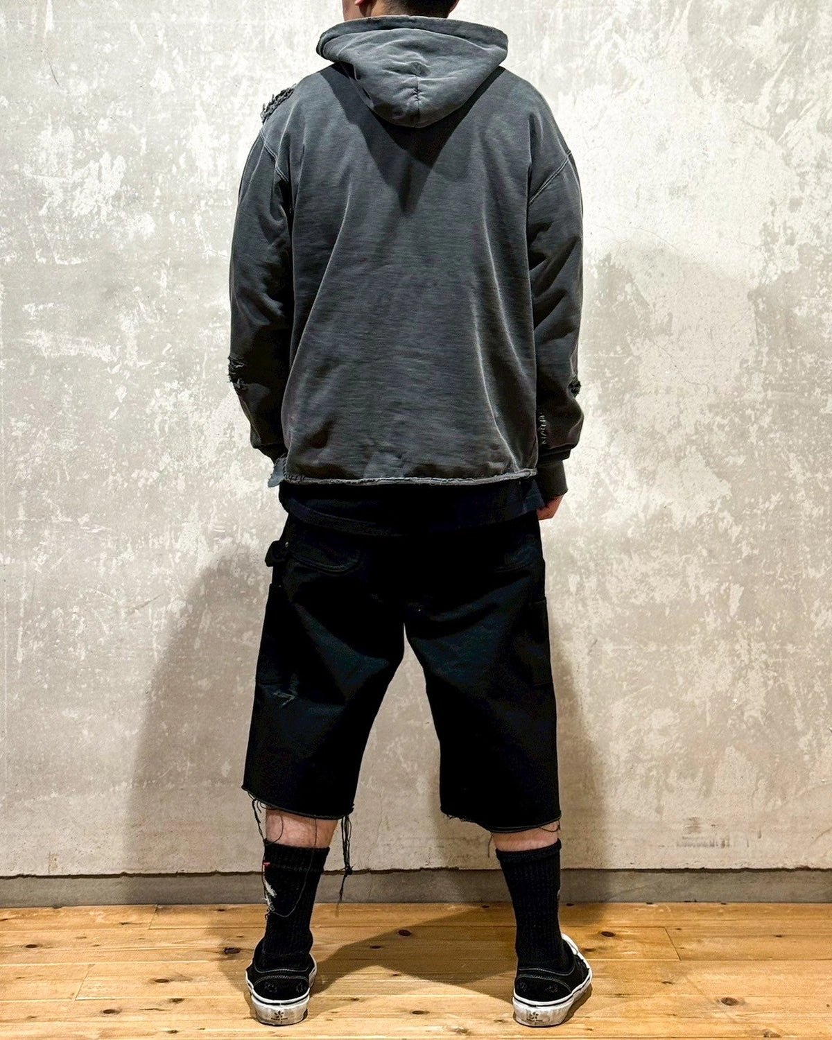 MINUS / Inactive Hoodie With Repaired