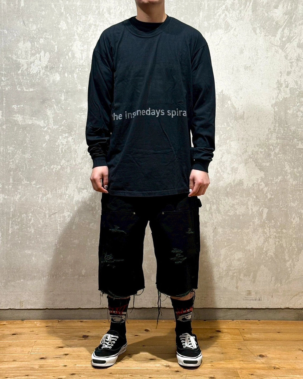 MINUS / Bootleg Long Sleeve(BALLADE)5YEARS BLACK