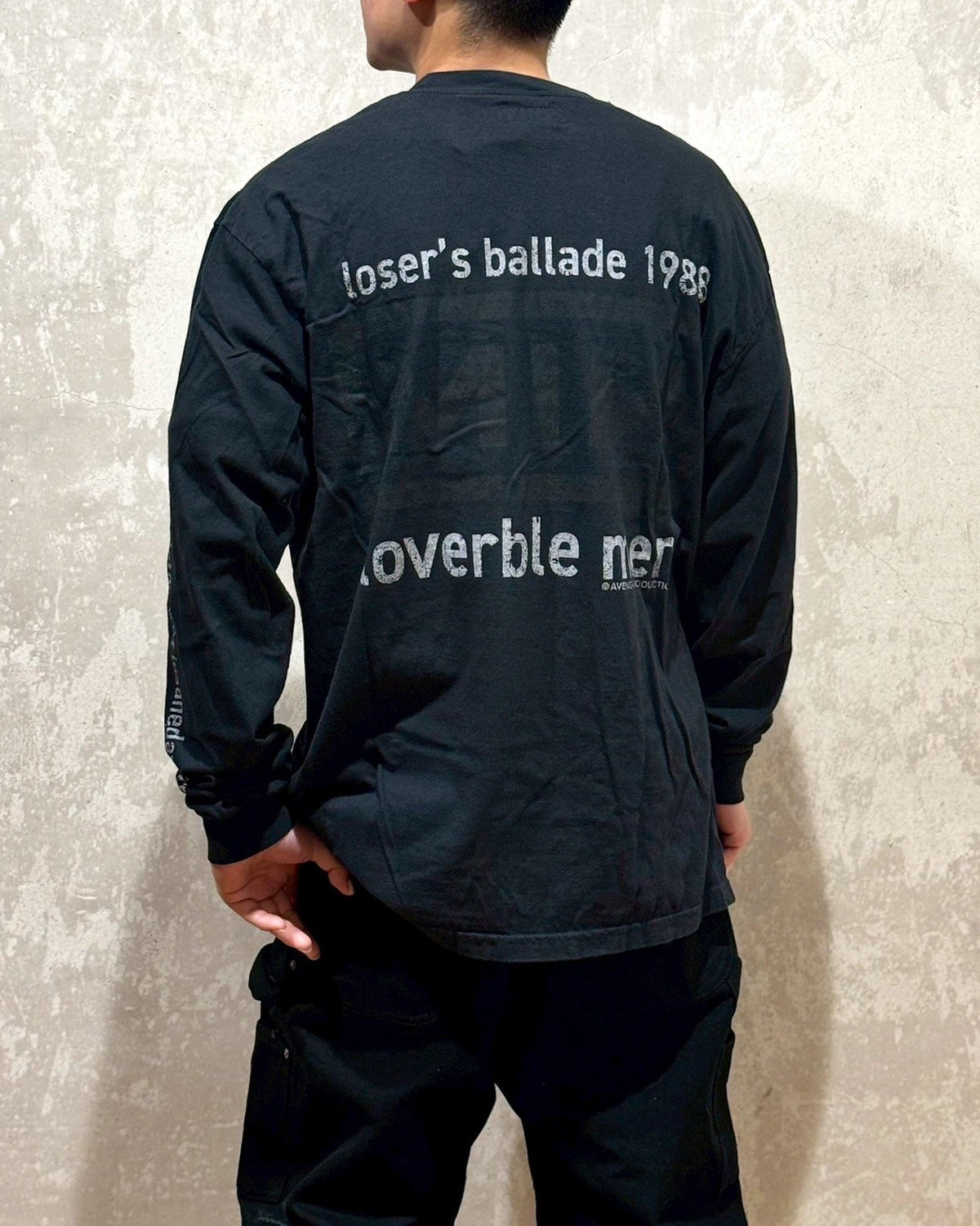 MINUS / Bootleg Long Sleeve(BALLADE)5YEARS BLACK