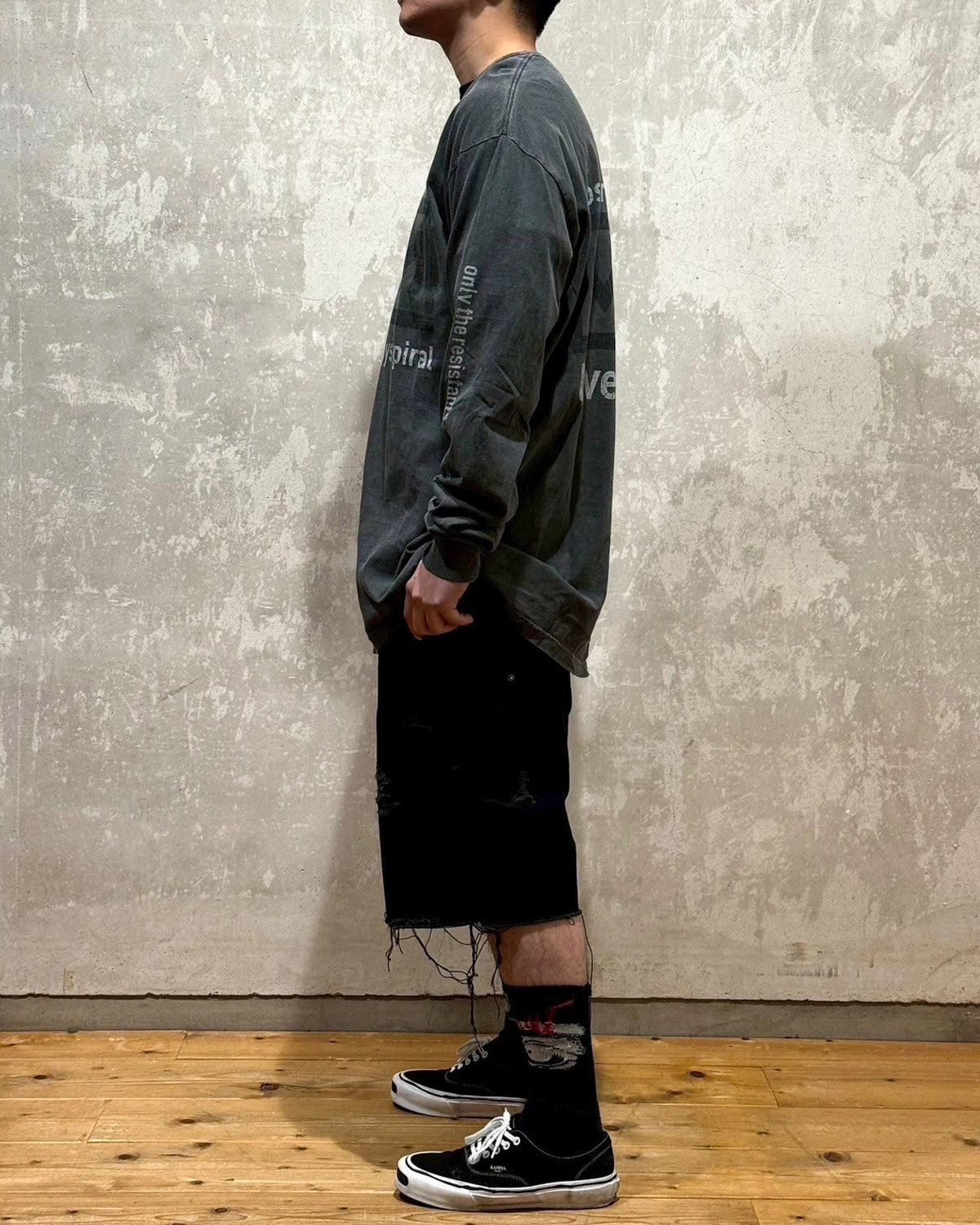 MINUS / Bootleg Long Sleeve(BALLADE)10YEARS BLACK