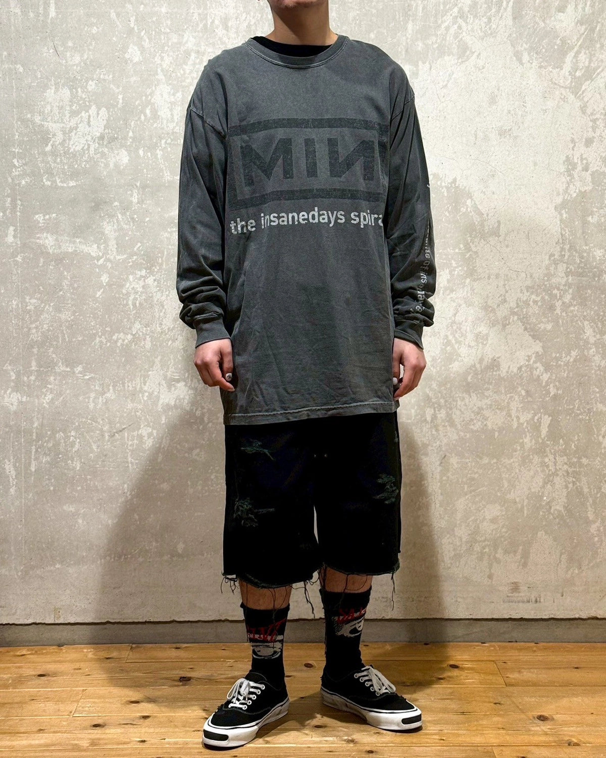 MINUS / Bootleg Long Sleeve(BALLADE)10YEARS BLACK
