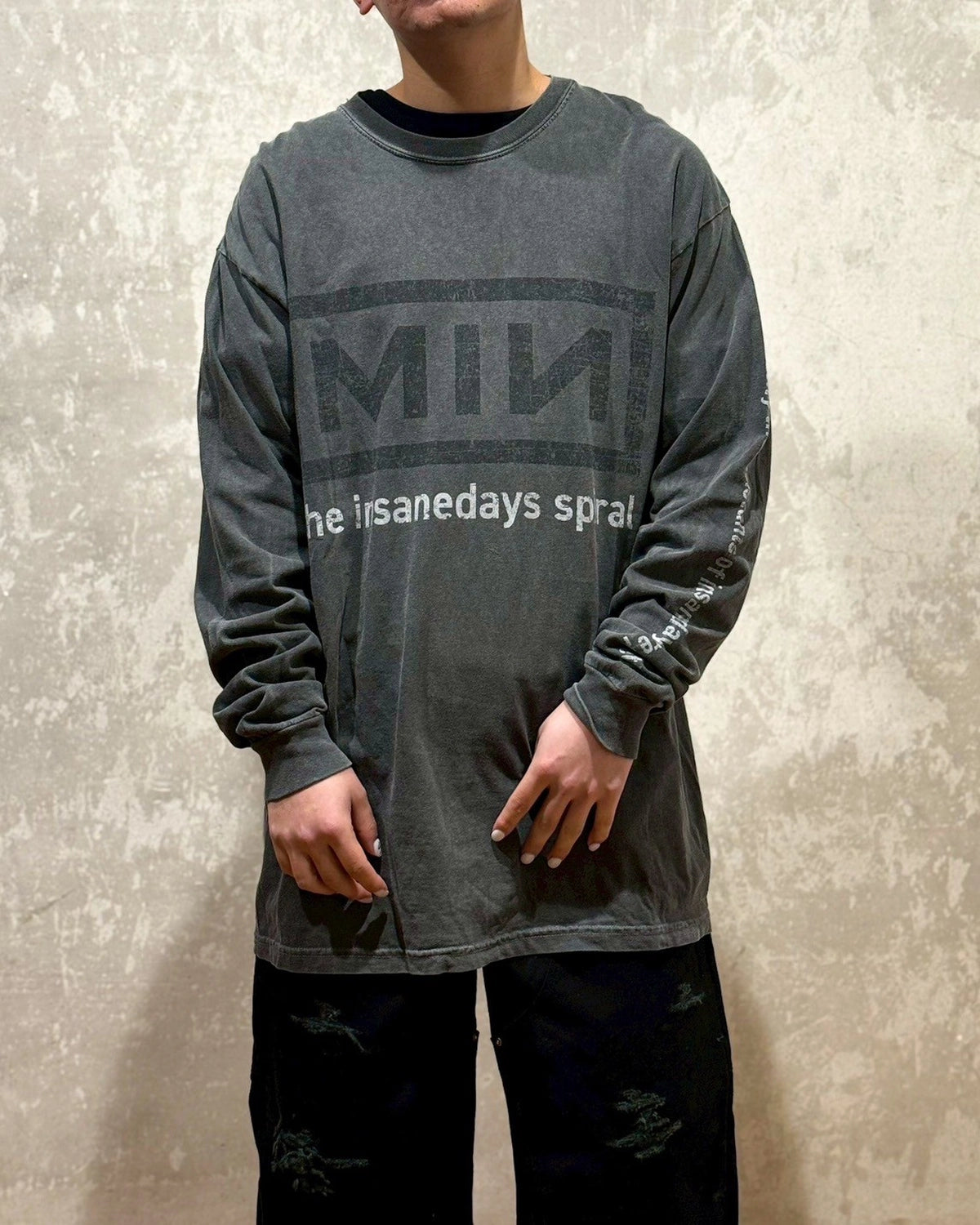 MINUS / Bootleg Long Sleeve(BALLADE)10YEARS BLACK
