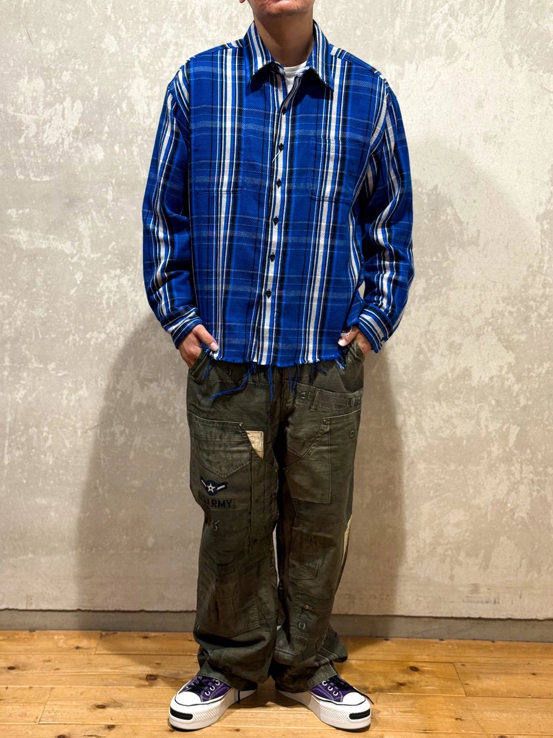 MIYAGIHIDETAKA -Rafu- / Reversible Shirt (RaFu070)