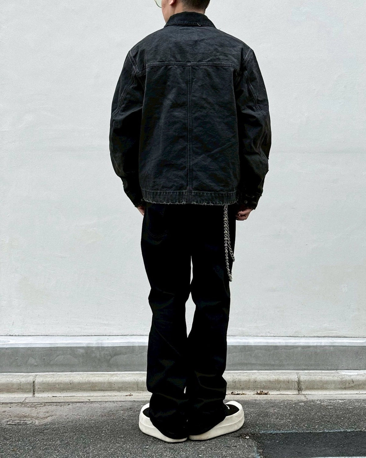 MIYAGIHIDETAKA -Rafu- / Distressed Work Jacket (MH045)