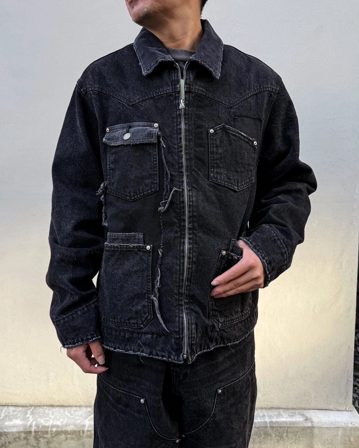 MIYAGIHIDETAKA -Rafu- / Repair Work Jacket | 公式通販・JACK in the NET MIYAGIHIDETAKA -Rafu- / Repair Work Jacket | 公式通販・JACK in the NET