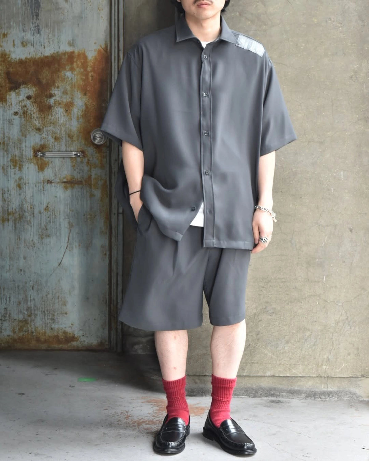 N.HOOLYWOOD TEST PRODUCT EXCHANGE SERVICE / HALF SLEEVE SHIRT (9251-SH50-006)