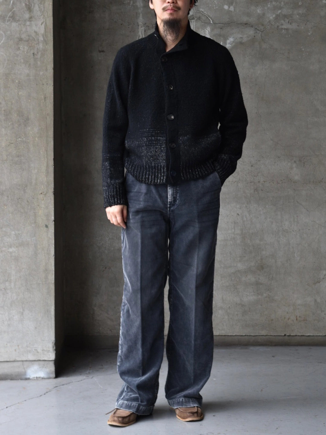 NTN / BETA STAND COLLAR CARDIGAN (N005-036120)