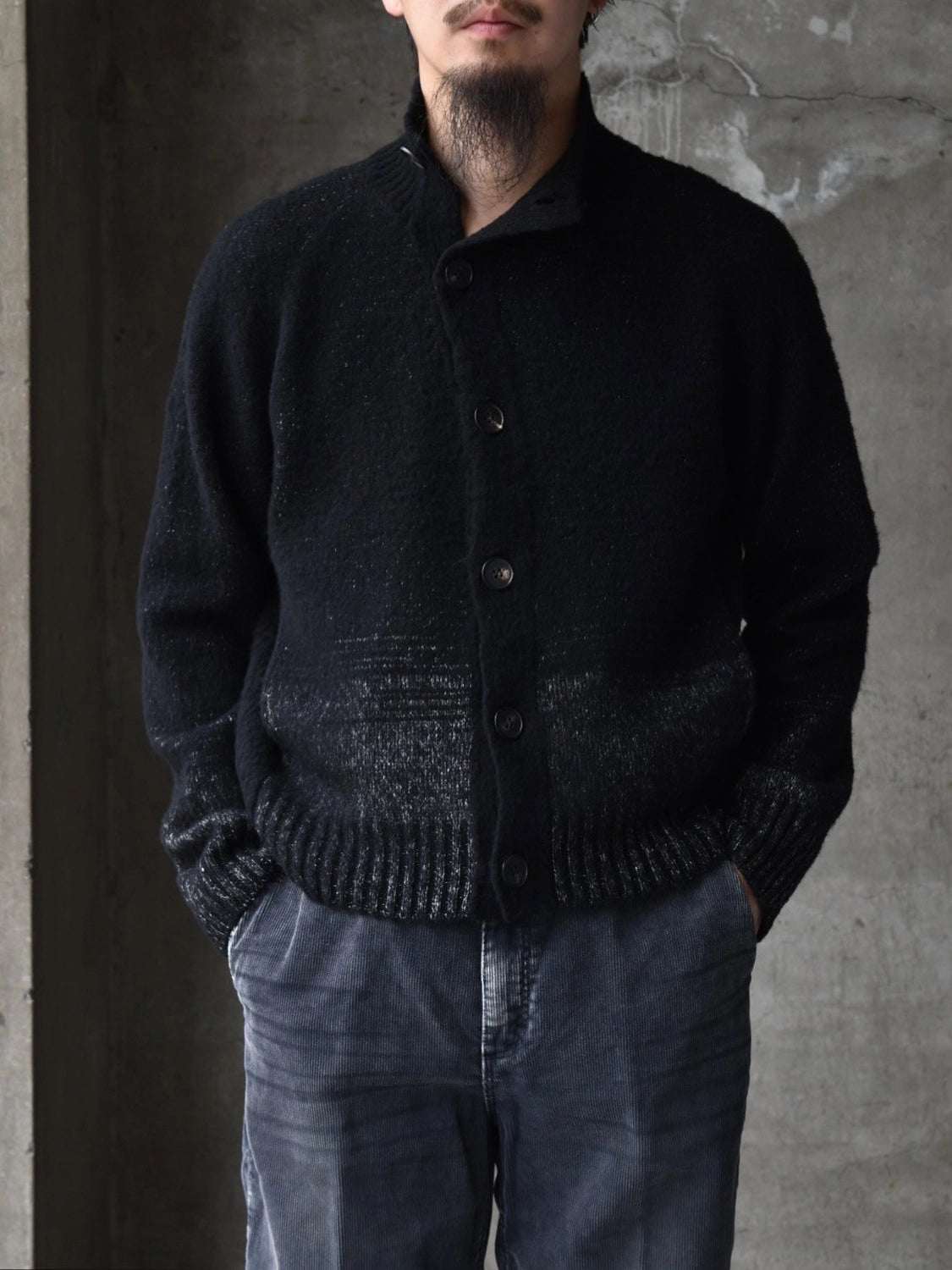 NTN / BETA STAND COLLAR CARDIGAN (N005-036120)