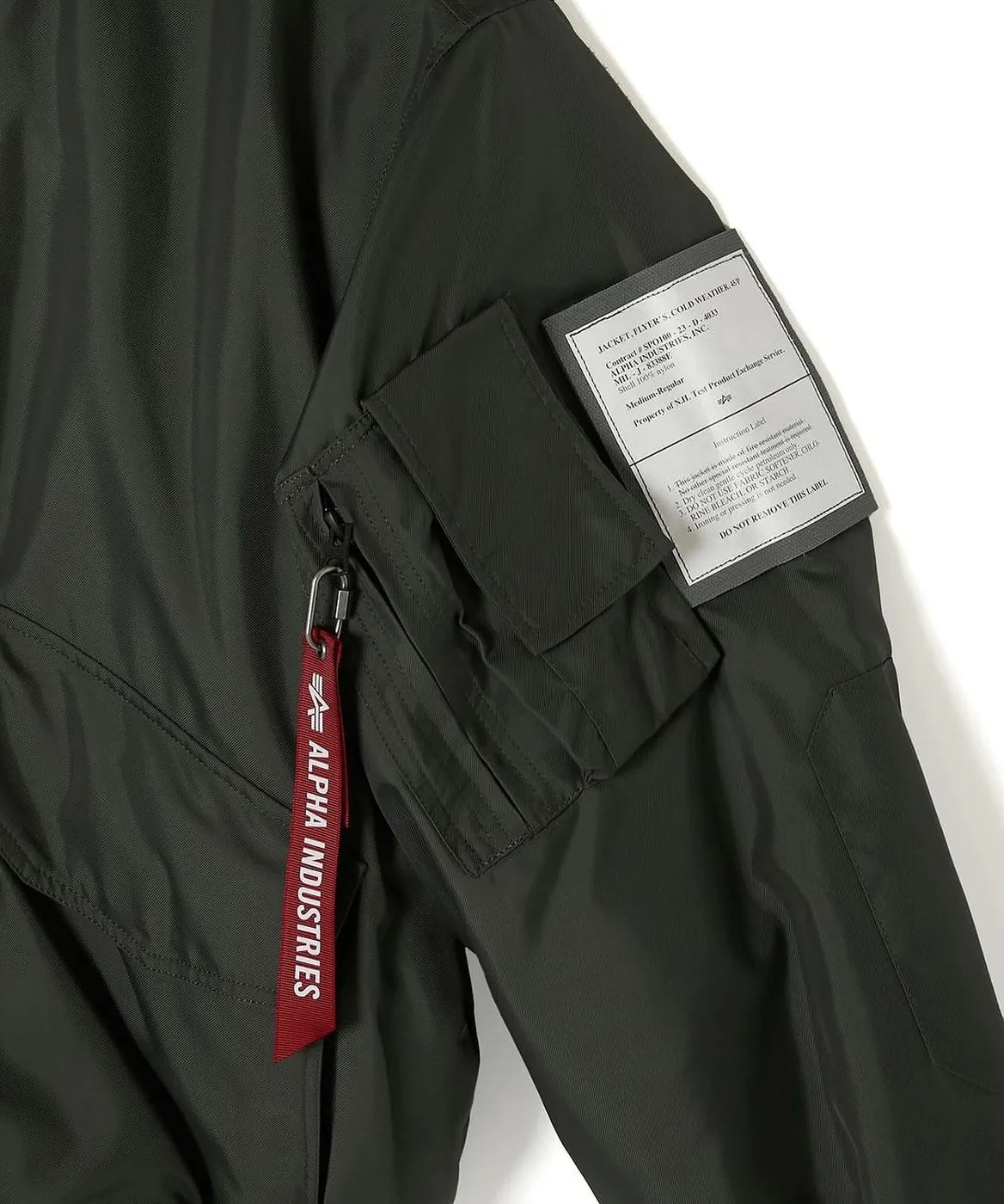 N.HOOLYWOOD TEST PRODUCT EXCHANGE SERVICE / × ALPHA INDUSTRIES MILITARY BLOUSON (9242-BL07-013)