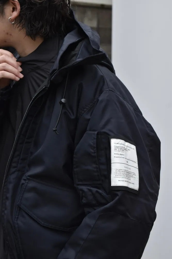 N.HOOLYWOOD TEST PRODUCT EXCHANGE SERVICE / × ALPHA INDUSTRIES MILITARY BLOUSON (9242-BL07-013)