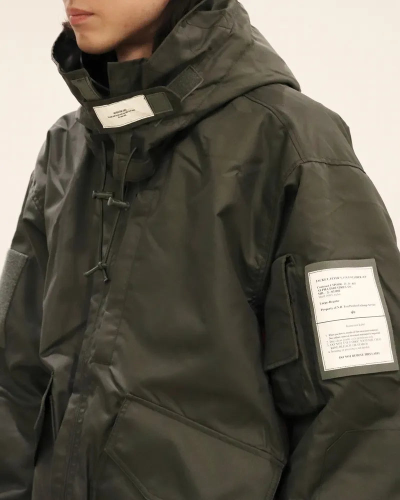N.HOOLYWOOD TEST PRODUCT EXCHANGE SERVICE / × ALPHA INDUSTRIES MILITARY BLOUSON (9242-BL07-013)