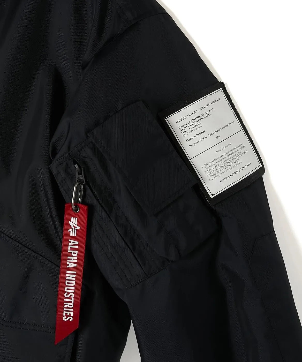 N.HOOLYWOOD TEST PRODUCT EXCHANGE SERVICE / × ALPHA INDUSTRIES MILITARY BLOUSON (9242-BL07-013)