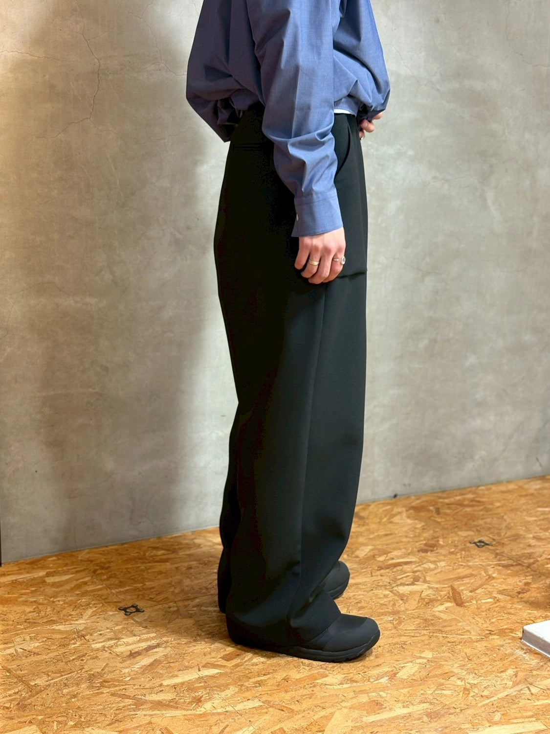 N.HOOLYWOOD COMPILE / PATCH POCKET WIDE TROUSERS (2261-PT23-008)