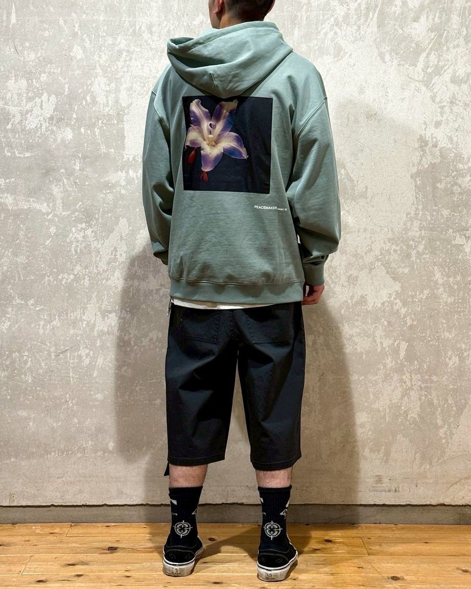 OAMC Peacemaker / Flower Loose Fit Hoodie (PCM1OH01GFT)