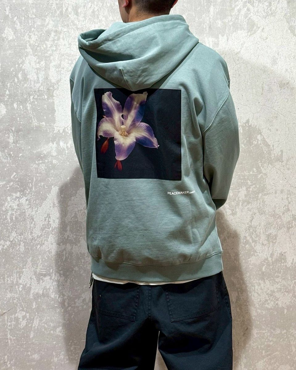 OAMC Peacemaker / Flower Loose Fit Hoodie (PCM1OH01GFT)
