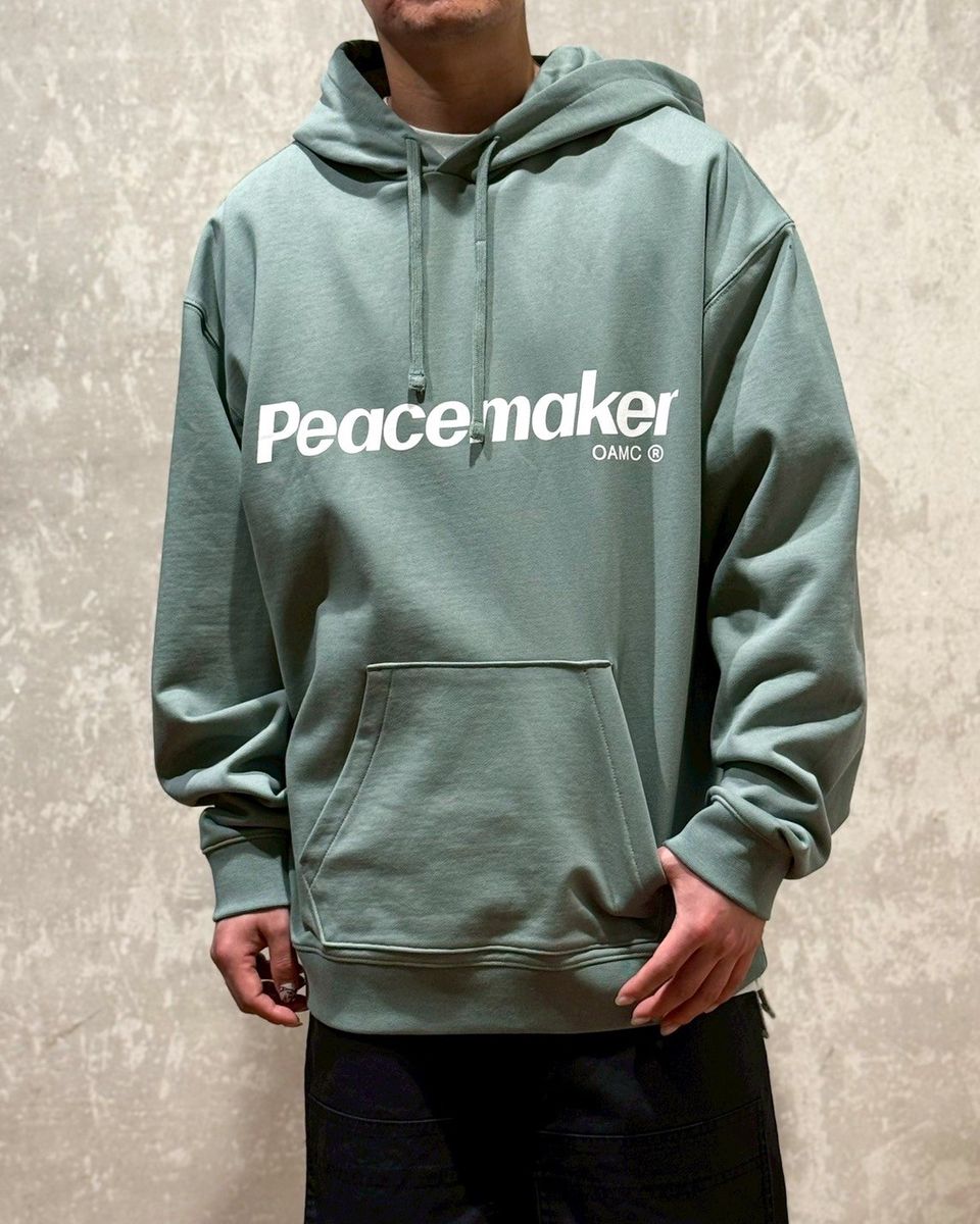 OAMC Peacemaker / Flower Loose Fit Hoodie (PCM1OH01GFT)