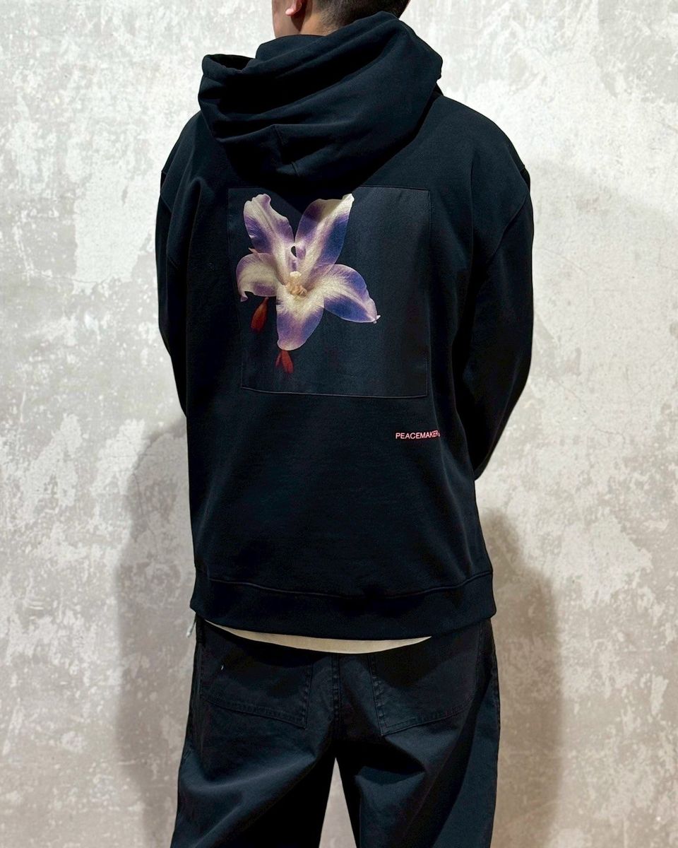 OAMC Peacemaker / Flower Loose Fit Hoodie (PCM1OH01GFT)