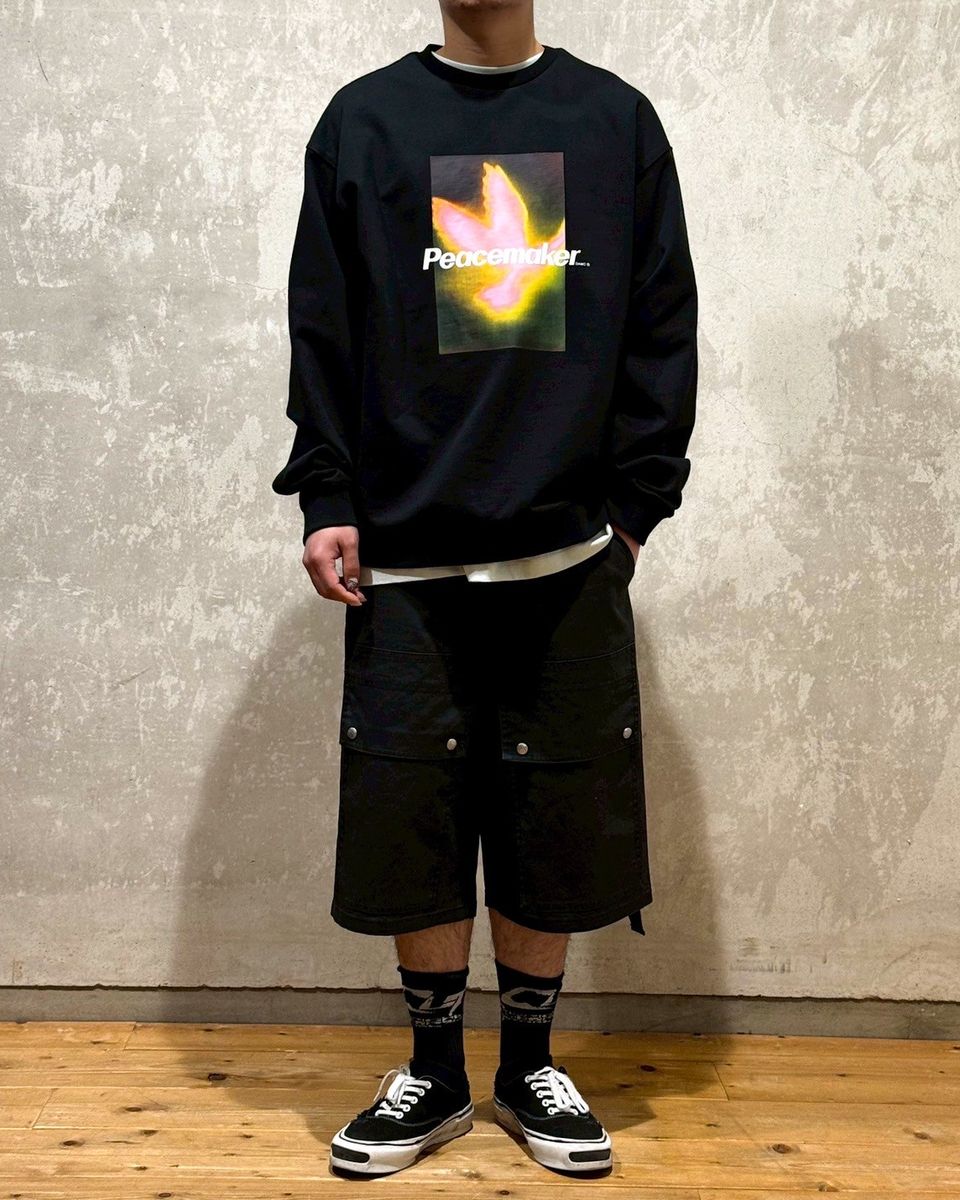 OAMC Peacemaker / Peacemaker Bird Loose Fit Crewneck (PCM1ON01HFT)