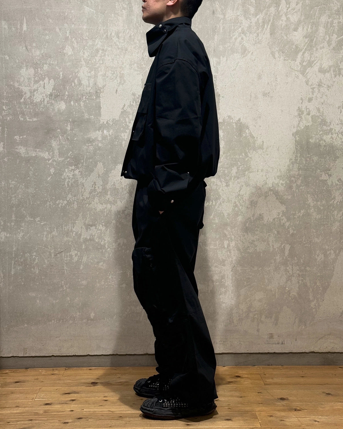 OAMC / Black Zipped Jacket (OA5SMJ01APT)