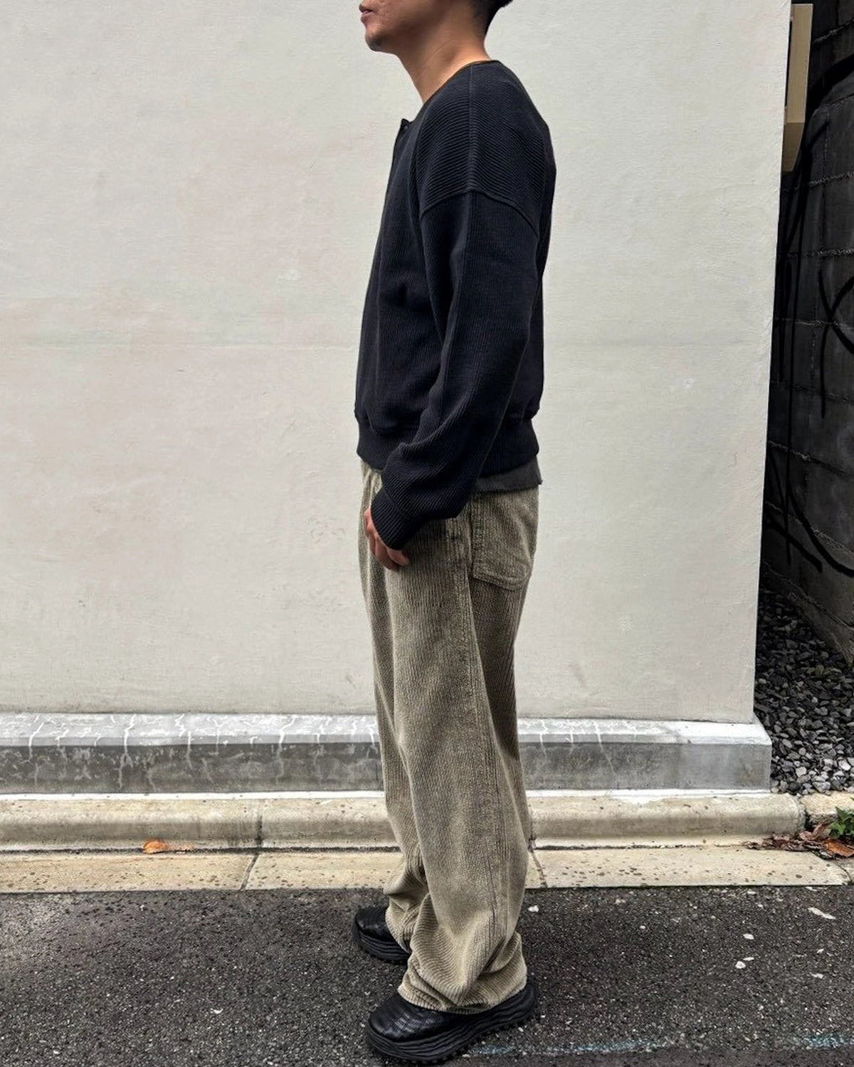 OUR LEGACY / BALLON SWEATSHIRT Furnace Black Beefy Rib (M4266BF)