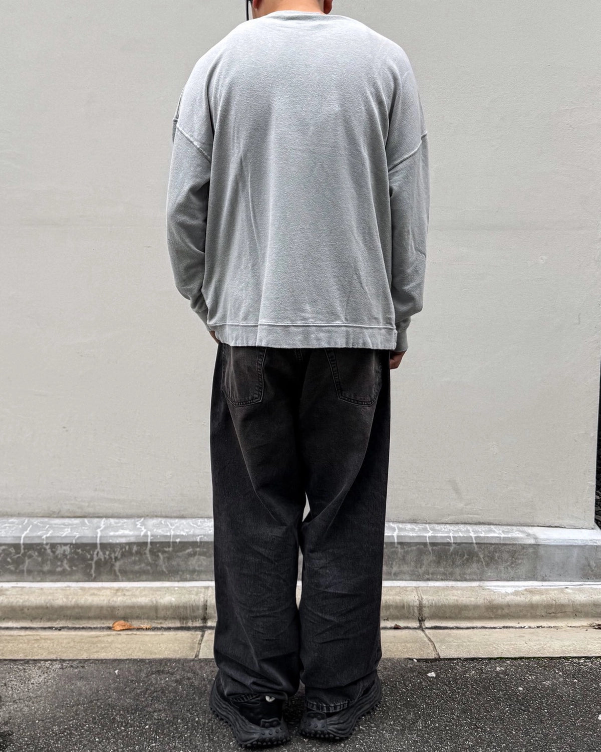 OUR LEGACY / SLACK SWEATSHIRT Sunfaded Ash Rogue Loopback (M4266SSA)