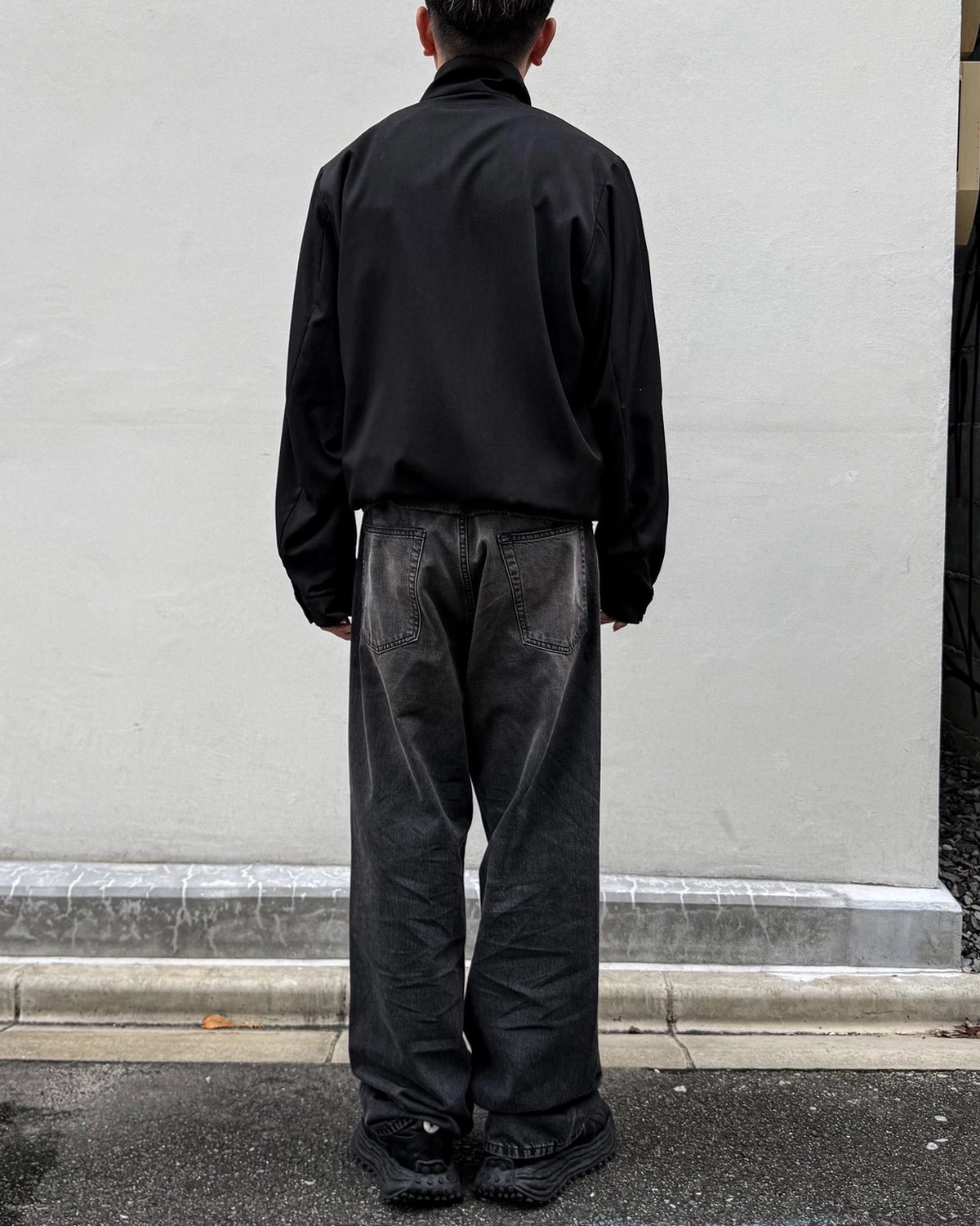 OUR LEGACY / CASINO JACKET Crow Black Night Drape Twill (M4261CJB)