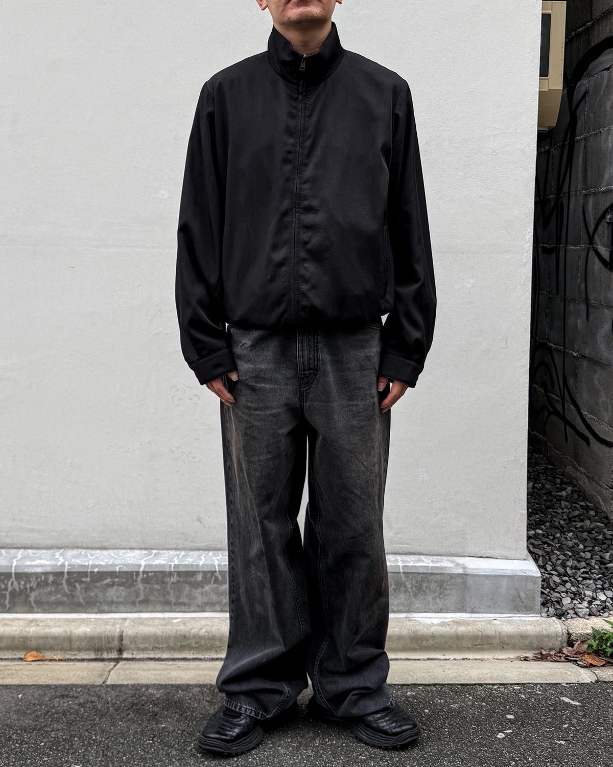 OUR LEGACY / CASINO JACKET Crow Black Night Drape Twill (M4261CJB)