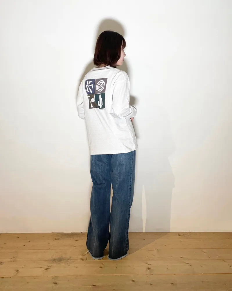 PHEENY / Vintage denim semi flared pants (PA24-PT07)
