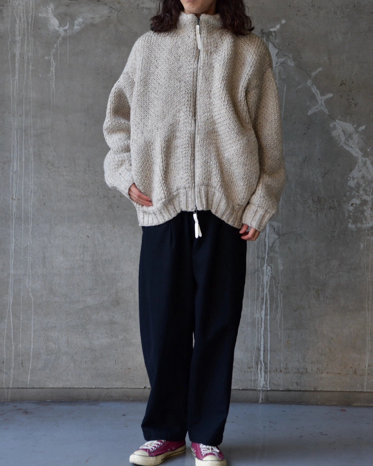 POLYPLOID / HIGHNECK BLOUSON A (A-2-007-095)