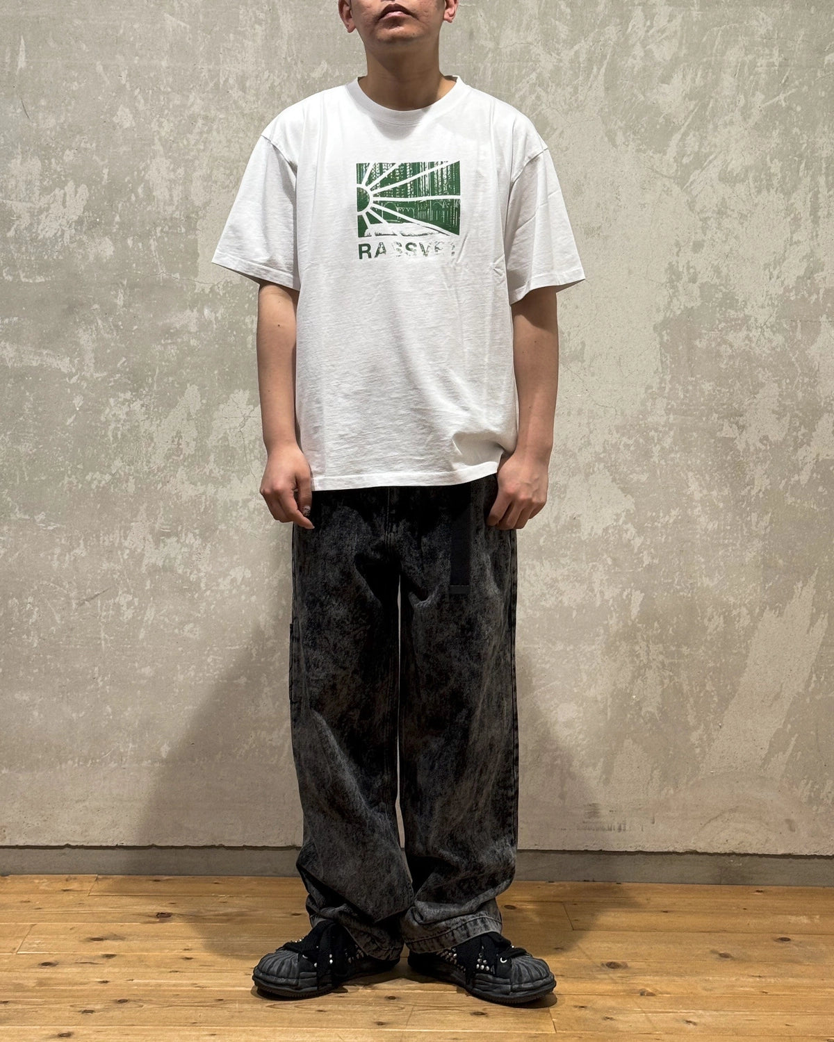 RASSVET / ACID WASH CARPENTER WORK DENIM (PACC16P003)